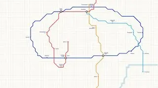 Весь Метрополитен Толедуда в Транспорт Февер 2 (Все 5 линии)