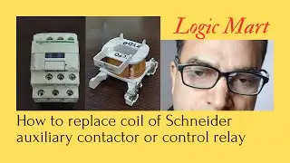 How to replace coil of Schneider Auxiliary Contactor or control relay