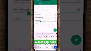 WhatsApp polls | WhatsApp New Update#whatsapp #whatsapp_update