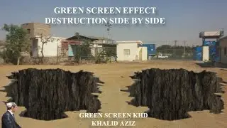 GREEN SCREEN DESTRUCTION SIDE BY SIDE//GREEN SCREEN KHD