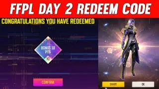 FFPL DREAM TEAM DAY 2 REDEEM CODE | FREE FIRE REDEEM CODE TODAY | FFPL REDEEM CODE