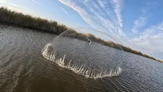 НАШЛИ СКОПЛЕНИЕ РЫБЫ И НЕПЛОХО ОТЛОВИСЬ!!!   ОСЕННЯЯ РЫБАЛКА НА КАСТИНГОВУЮ СЕТЬ...