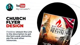 Church Flyer Design in Pixellab