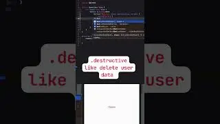 SwiftUI: ButtonRole iOS17 #swiftui #coding #swift #ios #shorts