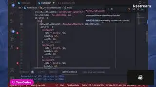 Flutter Basic Widgets - Container, Column, Row, Text, etc