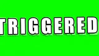 TRIGGERED! Video effect version 2 on green screen with triggered sound 