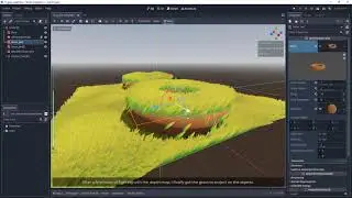 DEMO Godot Grass Particles Shader V2