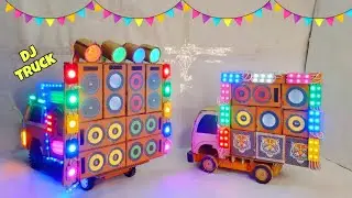 DIY New Gauri Govind DJ Trolley Durga Pooja Wedding DJ Mini DJ Truck | Kaalika Visarjan DJ Light