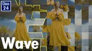 How to create wave effects in Photoshop CC 2022 l Photoshop CC 2022 Filter, Distort, Wave, Part-24