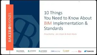 10 Things You Need yo Know ABout BIM Implementation & Standards