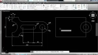 AutoCAD Tutorial: Draw rectangle and circle Exercise #3