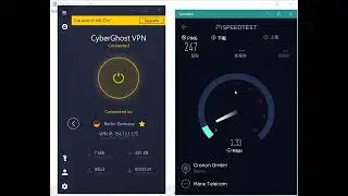 【CyberGhost VPN】Review Germany Speed Test ☑️️️️