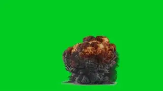 💣EXPLOSION Effect with SOUND (Green Screen)