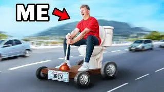 I Turned my Toilet into a Race Car!