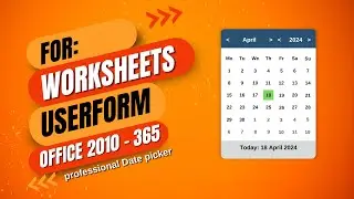 Excel Date and Time Picker in 100 Plus Languages