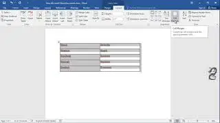 How to automatically set space between text and table border in Word