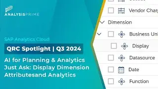 Just Ask: Display Dimension Attributes