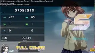 osu! | DJ Genericname - Dango Dango Drum and Bass [Insane] 149pp