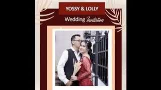 undangan pernikahan digital tema foto prewed
