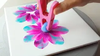 (766) How To Paint Fantastic Flowers | Easy Painting idea | Painting for beginner | Designer Gemma77