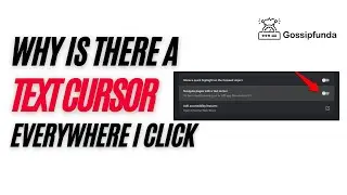 Why is there a text cursor everywhere I click | How to get rid of text cursor everywhere