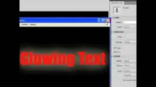 How to Create Glowing Text in Adobe Flash