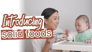 MY BABY'S FIRST REACTIONS TO SOLIDS - Homemade purees