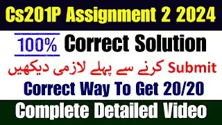 CS201p Assignment 2 Spring 2024 || CS201P Assignment 2 Solution 2024 || CS201p Assignment 2 2024