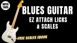 EZ KILLER Blues Lead Guitar Melodic Soloing Licks Scales with TABS