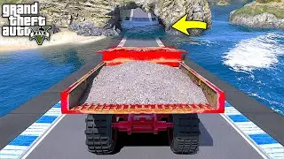 ПРОЕХАЛ БОЛЬШУЮ ЛУЖУ на ГРУЗОВИКЕ в ГТА 5 МОДЫ❗️ЭКСПЕРИМЕНТЫ в GTA 5