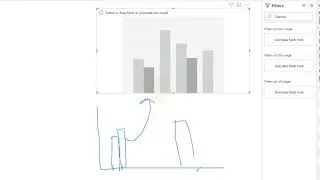 Part 12 How To Create Cluster Column Chart in Power BI Telugu  | #powerbitelugu