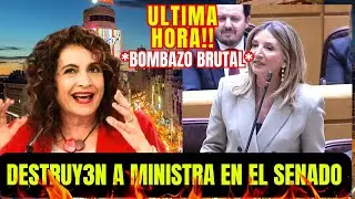 ULTIMA HORA!! DEJAN MUDA A LA MINISTRA MONTERO EN EL SENADO !