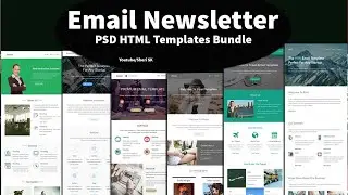 Email Newsletter Templates Download In HTML And PSD Files |Sheri Sk| |Photoshop Tutorial|