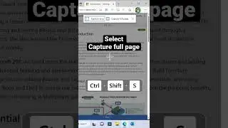 Take a screenshot 📸 of the whole web page #techassisthub