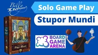 Stupor Mundi Board Game Arena Solo Playthrough (a Gamefound Crowdfunded project from Quined Games)
