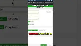 Creating Policies for FortiGate
