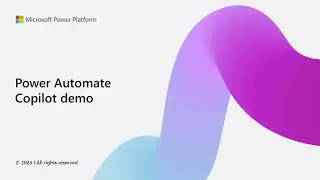 Power Automate Copilot demo