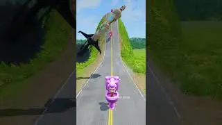 Skibidi Toilets Going Down to Spinning Skibidi Saw Trap Crush – BeamNG.drive
