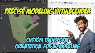 Precise Modeling with Blender: Custom Transform Orientation for 3D Modeling