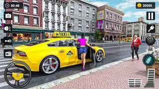 Taxi Driving In Los Angeles | Taxi driving simulator | mobile gameplay @nadelitegaming3802
