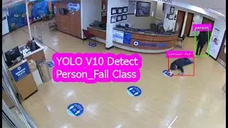 fall detection using yolov10 | yolov10 person fall detection | computer vision