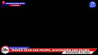 SERIE DE CAMPEONES,  RODEO CLUB SAN FELIPE, ASOCIACION SAN FELIPE, MEDIALUNA SANTA MARIARA