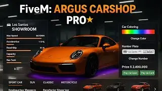 [Releases] Argus Carshop Beta (Fivem Eyes Store)