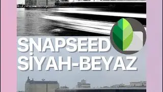 SNAPSEED İLE SİYAH BEYAZ FOTOĞRAF NASIL DÜZENLENİR ? 