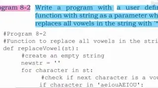 Program  to replace all vowels in the string with '*'