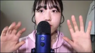 ASMR | Tongue Fluttering, Mouth Sounds/ Hand Movements, Spoolie | 혀털기, 입소리, 핸드 무브먼츠..