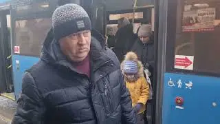 ЛиАЗ-4292 на остановке Ул. Дзержинского, г.Тула. 4 января 2023г.