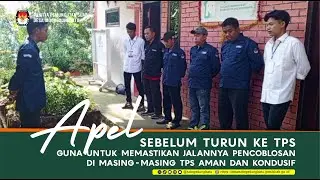 Apel Sebelum Turun Ke Lokasi TPS, Guna Memastikan Jalannya Pencoblosan Disetiap TPS Aman & Kondusif