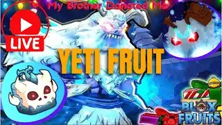 My brother is going to donate me T REX FRUIT! LIVE | Blox Fruits live | 