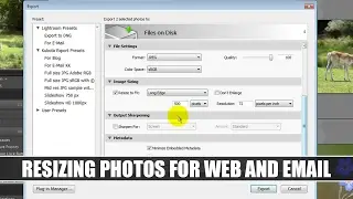 Resizing Images for Web and Email
